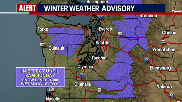 Seattle weather: Cool and wet start to weekend