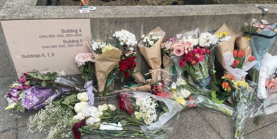 Memorial grows outside apartment complex where UW student was killed