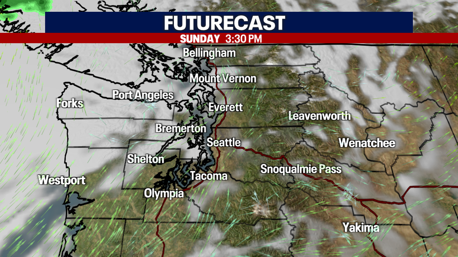 Morning clouds clearing by Sunday afternoon.