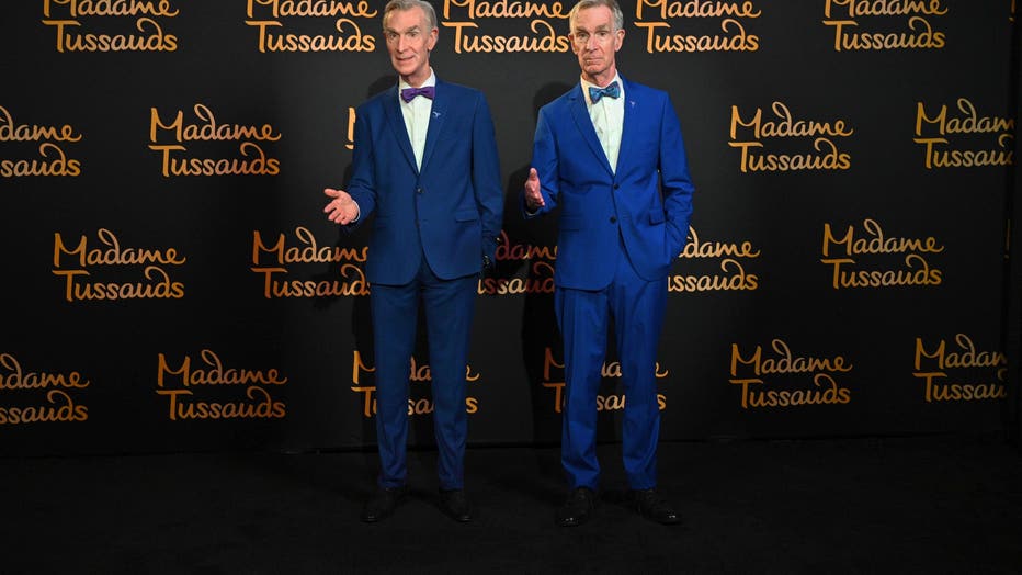 bill nye at his madame tussauds wax fgure reveal