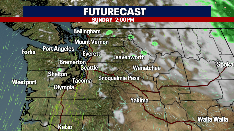 Some morning clouds, but a sunnier afternoon.
