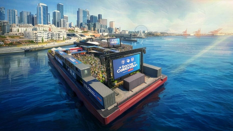 • Seattle soccer clubs are launching an "iconic" floating festival on Elliott Bay featuring a custom-built soccer pitch on a maritime vessel. • The project, called Seattle Soccer Celebration, marks the completion of a mission to build 52 free mini-pitches for youth across Washington. • Waterfront Park’s Pier 62 will serve as an official fan celebration site for the FIFA World Cup 2026, offering free public events and match viewings.