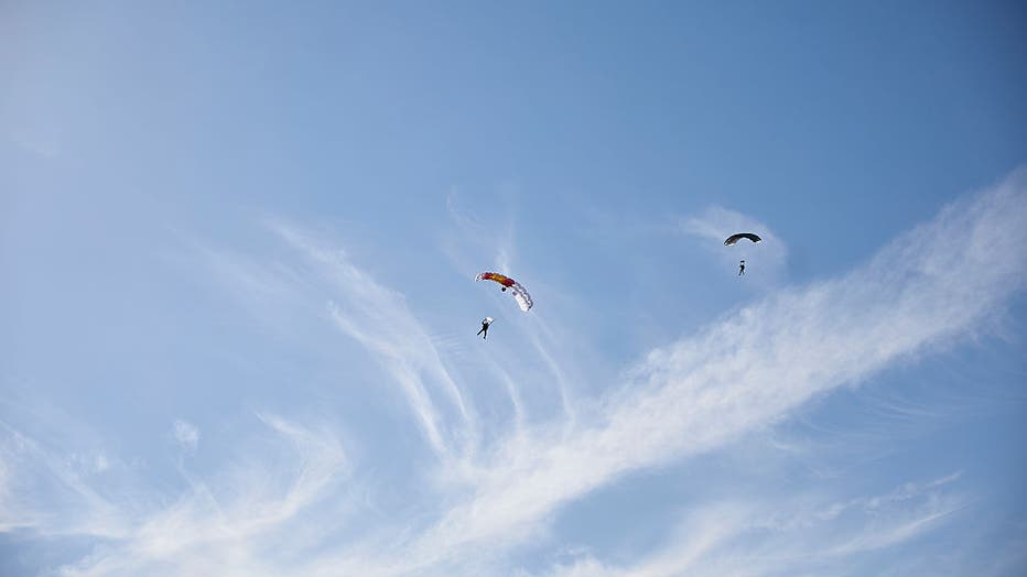 skydivers