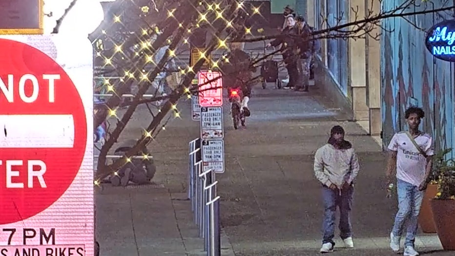 Downtown Seattle Assault Surveillance Video