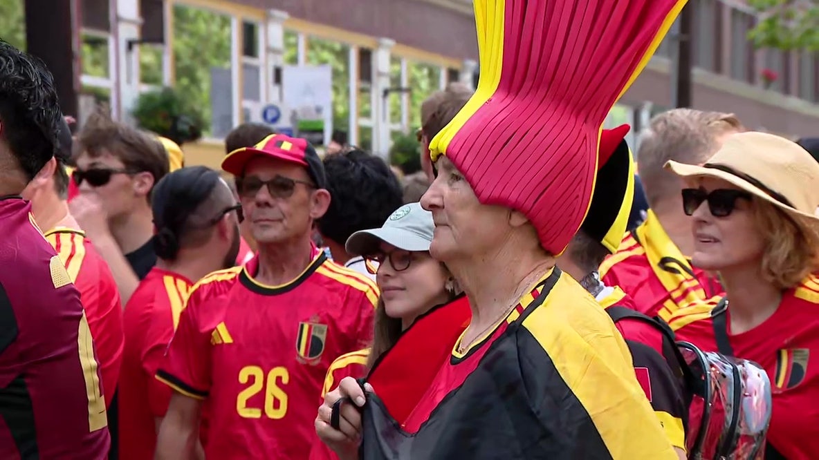 Hundreds of Belgium fans march through Seattle ahead of FIFA match