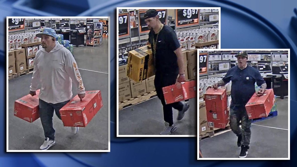 Police seek 3 suspects in Bonney Lake, WA Home Depot theft