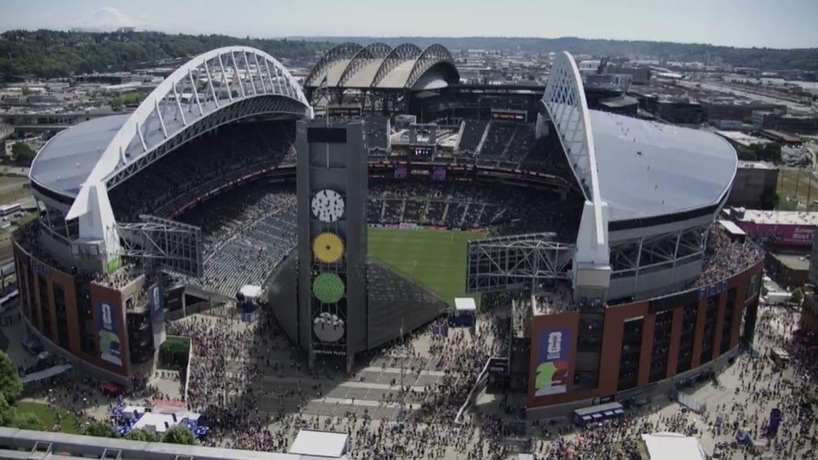 Live Camera: Tens of thousands of fans to take over Seattle Stadium for World Cup