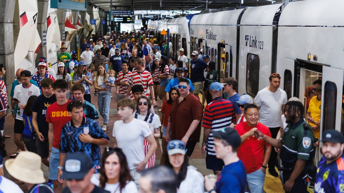 Seattle transit record: 280K World Cup fans flood light rail