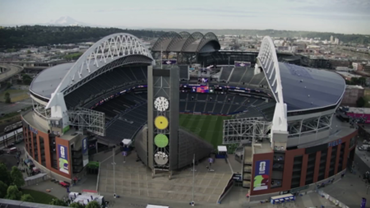 Live Camera: Thousands of soccer fans pack Seattle Stadium for World Cup