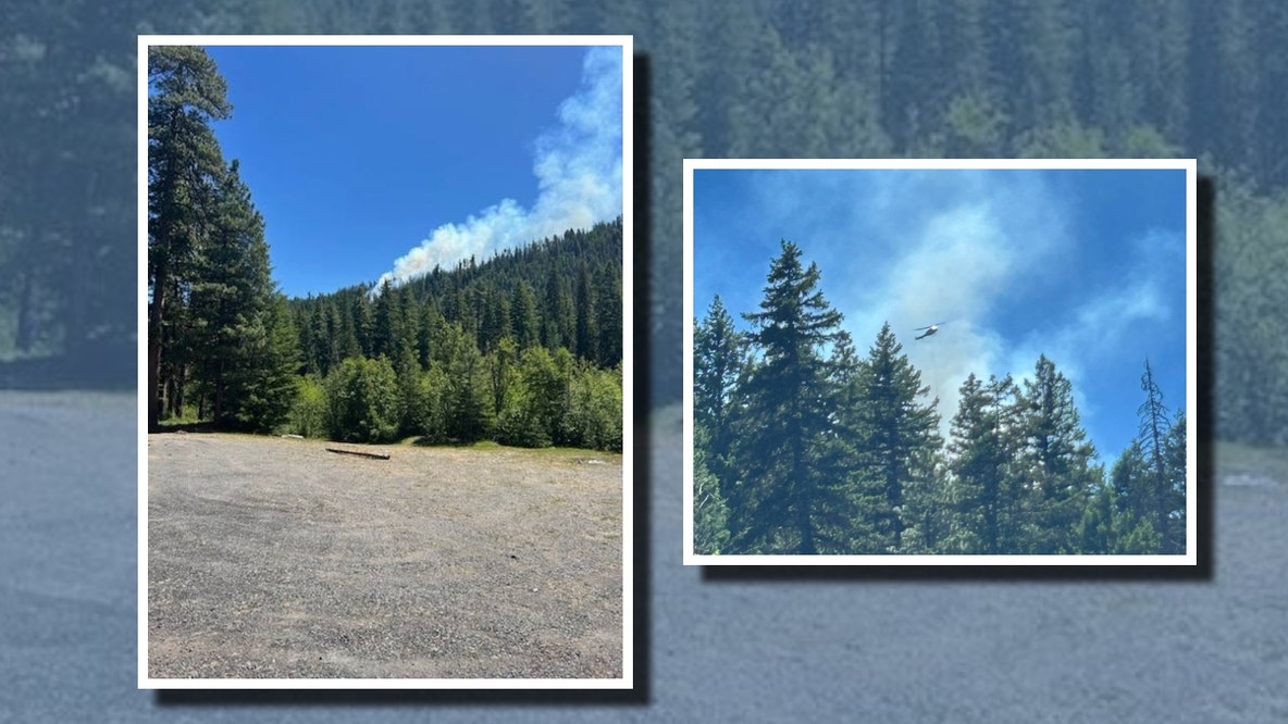 Military plane crash sparks wildfire in Yakima County, WA
