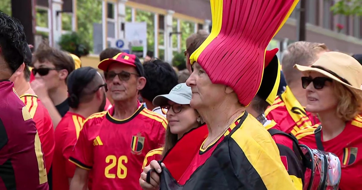 Hundreds of Belgium fans march through Seattle ahead of FIFA match