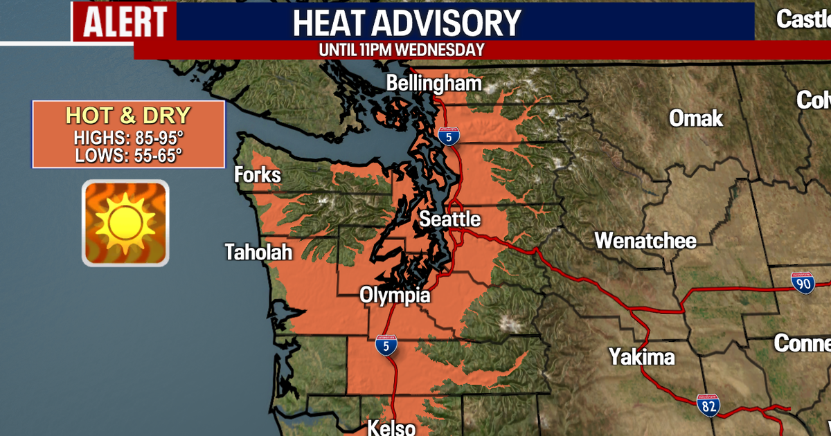 Seattle weather: Heat Advisory with highs in the 80s and 90s