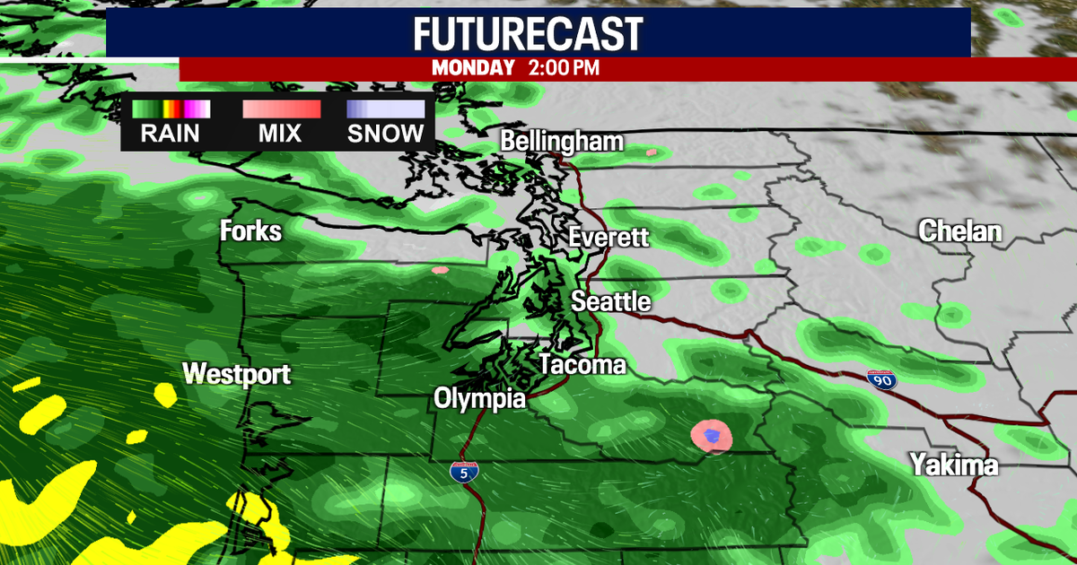Seattle weather to turn dark and sloppy on Monday
