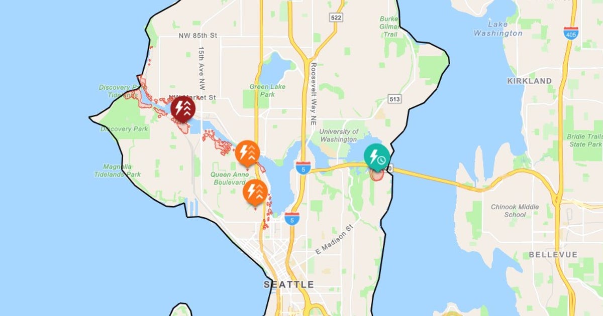 Thousands lose power in Seattle on hottest day of the year