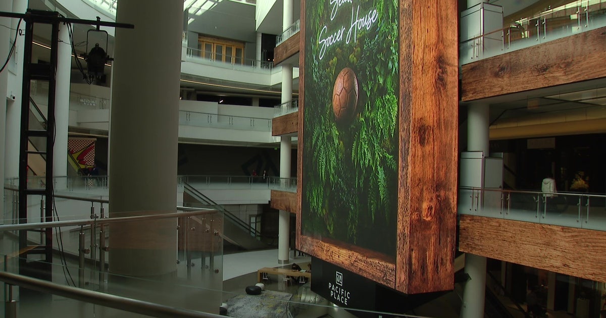 'Seattle Soccer House' watch parties to feature multi-story screen at Pacific Place