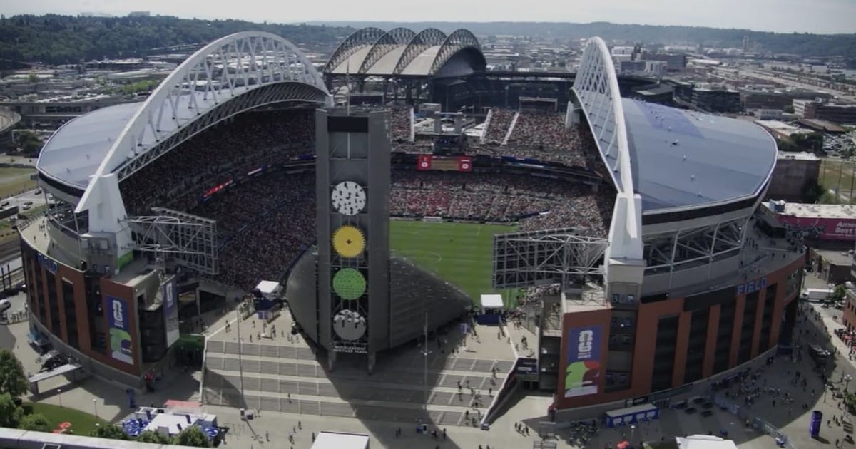 Live Camera: Thousands of soccer fans pack Seattle Stadium for World Cup