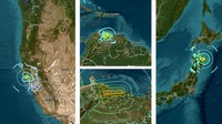 Massive earthquakes hit Venezuela, Japan, CA in 8 hours
