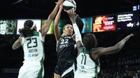 A'ja Wilson reaches 6,000 career points as Aces top Seattle Storm, 101-91