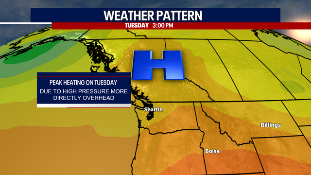 Seattle weather: Sunny, warm start to the week