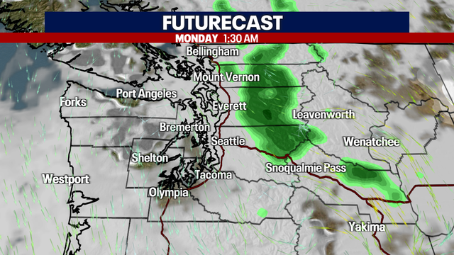 Seattle Weather: Cloudy and cool to start the week