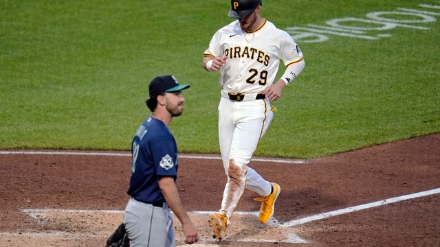 Ashcraft, O'Hearn help Pirates rout AL West-leading Seattle Mariners 11-1