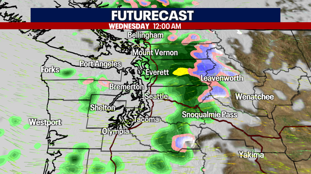 Seattle weather: Showers taper on Wednesday