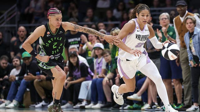 Janelle Salaun scores 22 points as Valkyries beat Storm 76-72 for eighth straight loss