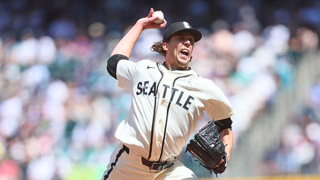 Logan Gilbert strikes out eight, Dominic Canzone's two RBI lead Seattle Mariners 3-1 over Red Sox