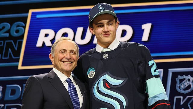 Seattle Kraken select Chase Reid with 7th overall pick in NHL Draft