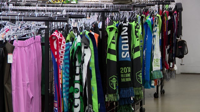 World Cup fans find vintage soccer gear at Seattle Goodwill