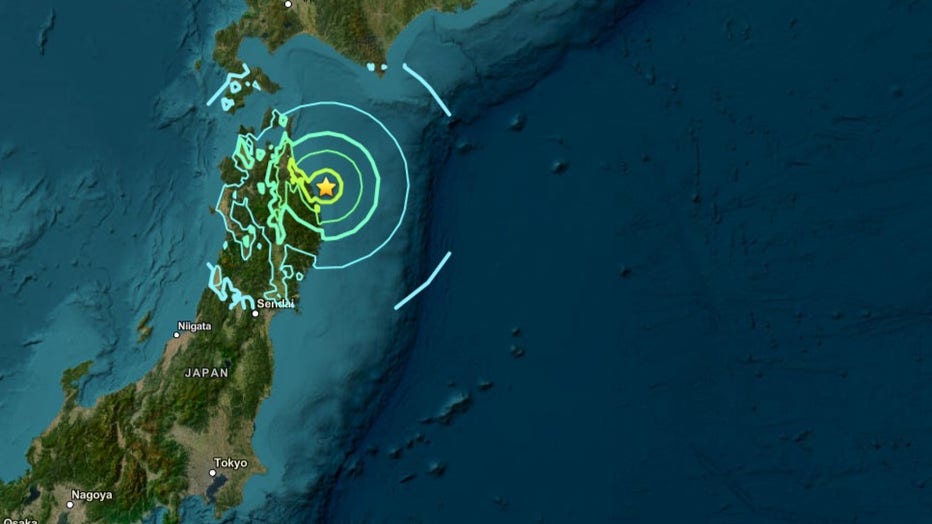 At around 3:30 p.m. PT, a massive 6.9-magnitude quake struck about 18 miles east of Kuji, Japan. According to the USGS, the epicenter of the quake was recorded at a depth of 31.6 miles. Though the quake happened in the sea, there was no danger of tsunami and no serious injuries reported.