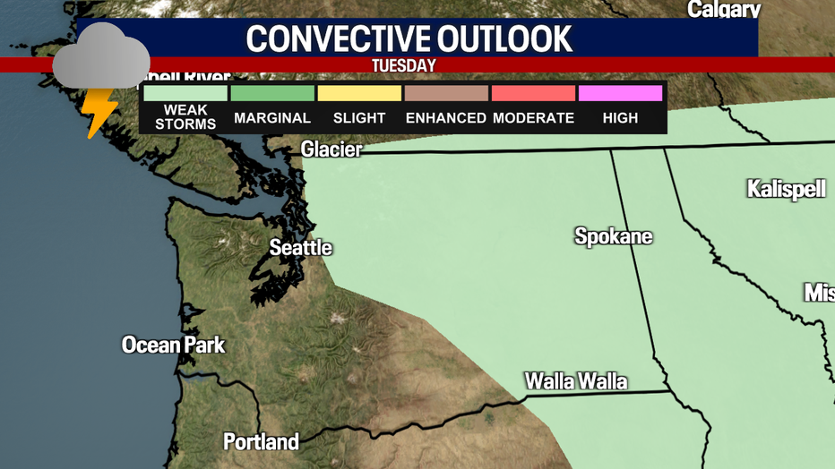 Thunderstorms Possible