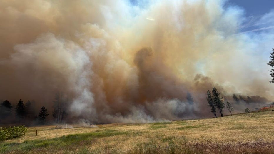 Spokane County Wildfire Destroys Homes
