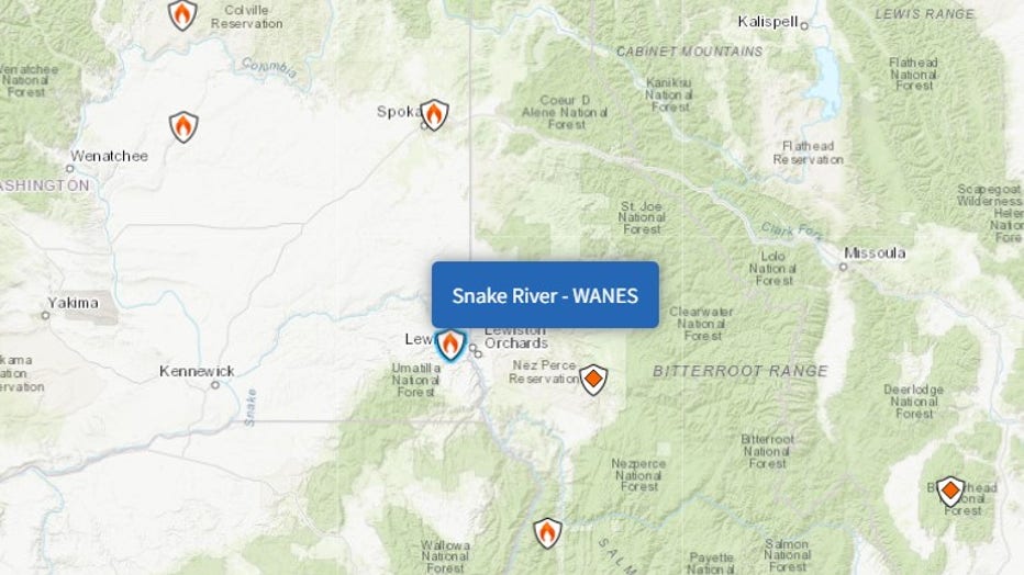 The Snake River Fire burning about five miles north-west of Clarkston was first reported on June 12 at around 5:55 p.m. It is now 100% contained and burned a total of 693 acres.