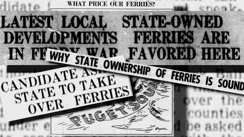 Black Ball Line sale news headlines (Washington State Ferries)