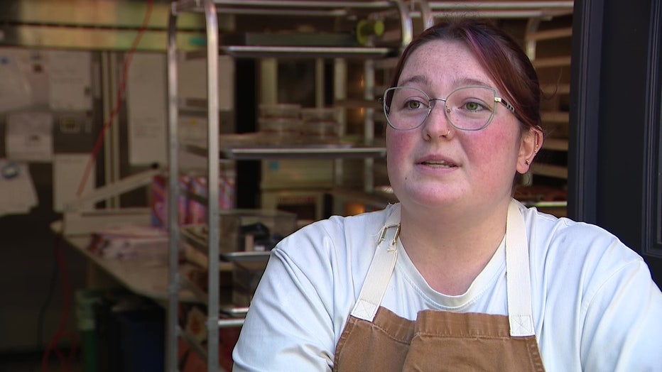 AJ Taggesell, morning baker at The Pastry Project in Pioneer Square