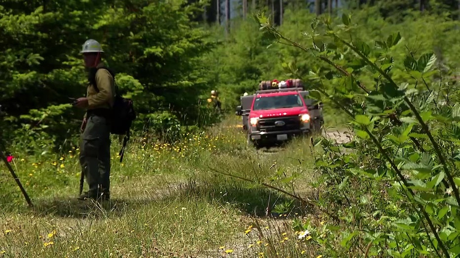 North Bend firefighter training in Washington