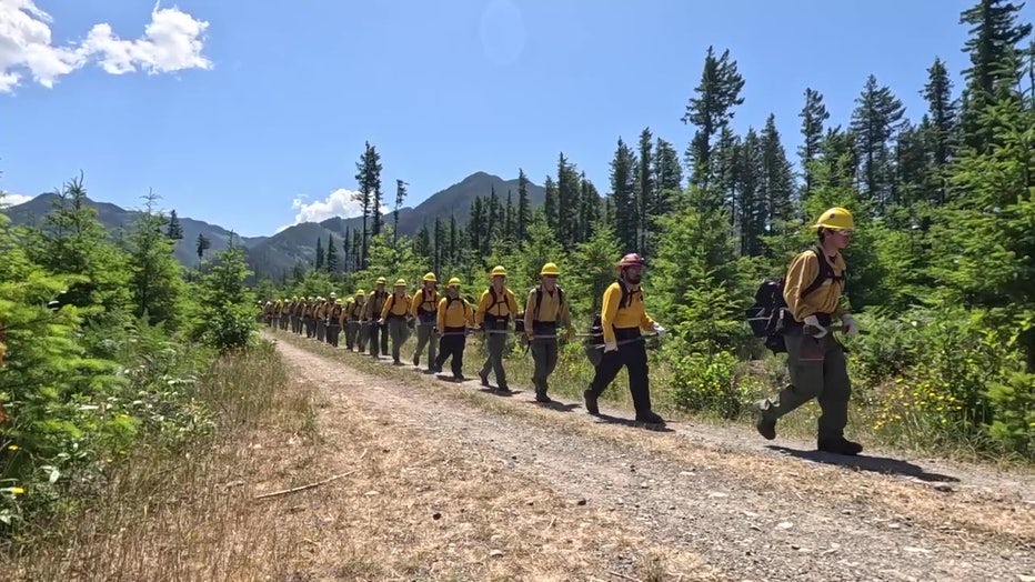 North Bend firefighter training in Washington