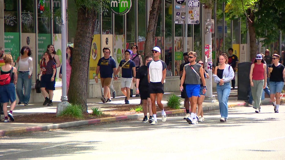 PrideFest 2026 attendees on Capitol Hill