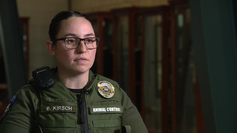 Animal Control Officer with the Tacoma Police Department Brittany Kirsch