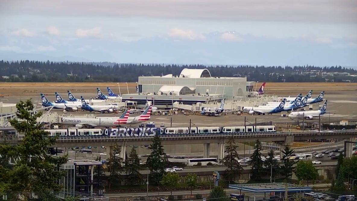 Flights delayed at Seattle airport due to weather conditions