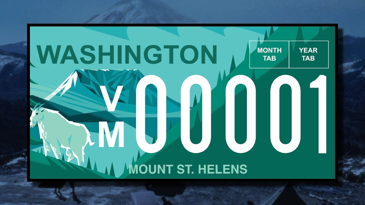 WA drivers can soon get their Mount St. Helens plate