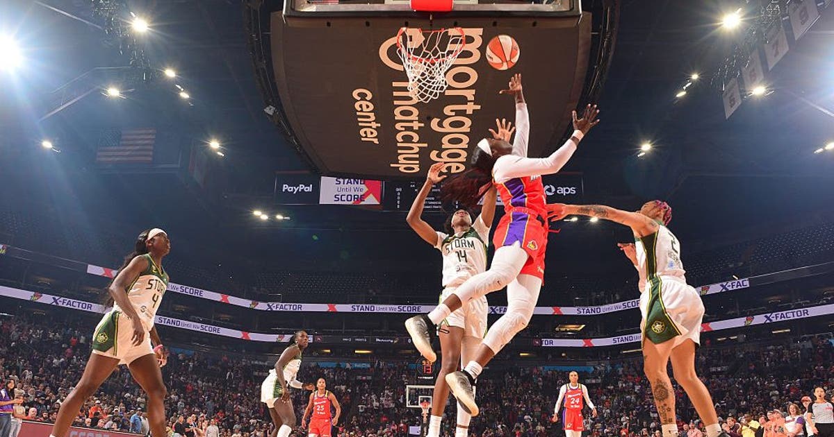Copper's 23 leads Mercury to 90-67 win over Storm | FOX 13 Seattle