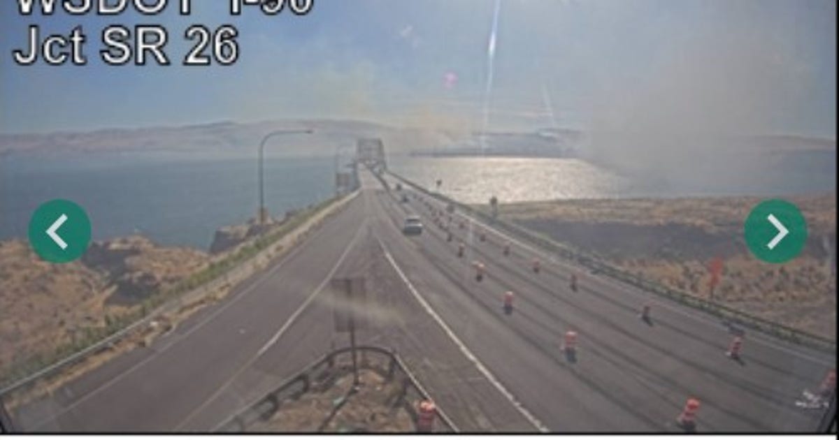 Vantage, WA wildfire prompts I-90 closure, Level 3 'Go Now' evacuations