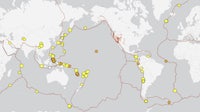 Seismologists track 100 earthquakes of magnitude 4.5 or greater