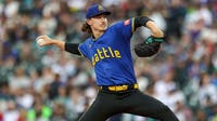 Bryce Miller takes no-hitter into 7th inning as Seattle Mariners beat Angels 1-0