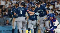 Seattle Mariners slug five home runs, two from Dominic Canzone, in 7-6 win over Dodgers