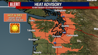 Seattle weather: Light smoke, sizzling temps Monday