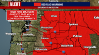 Seattle weather: Critical fire danger eastern WA