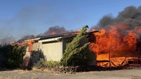 WA volunteer firefighter house destroyed while battling Vantage wildfire